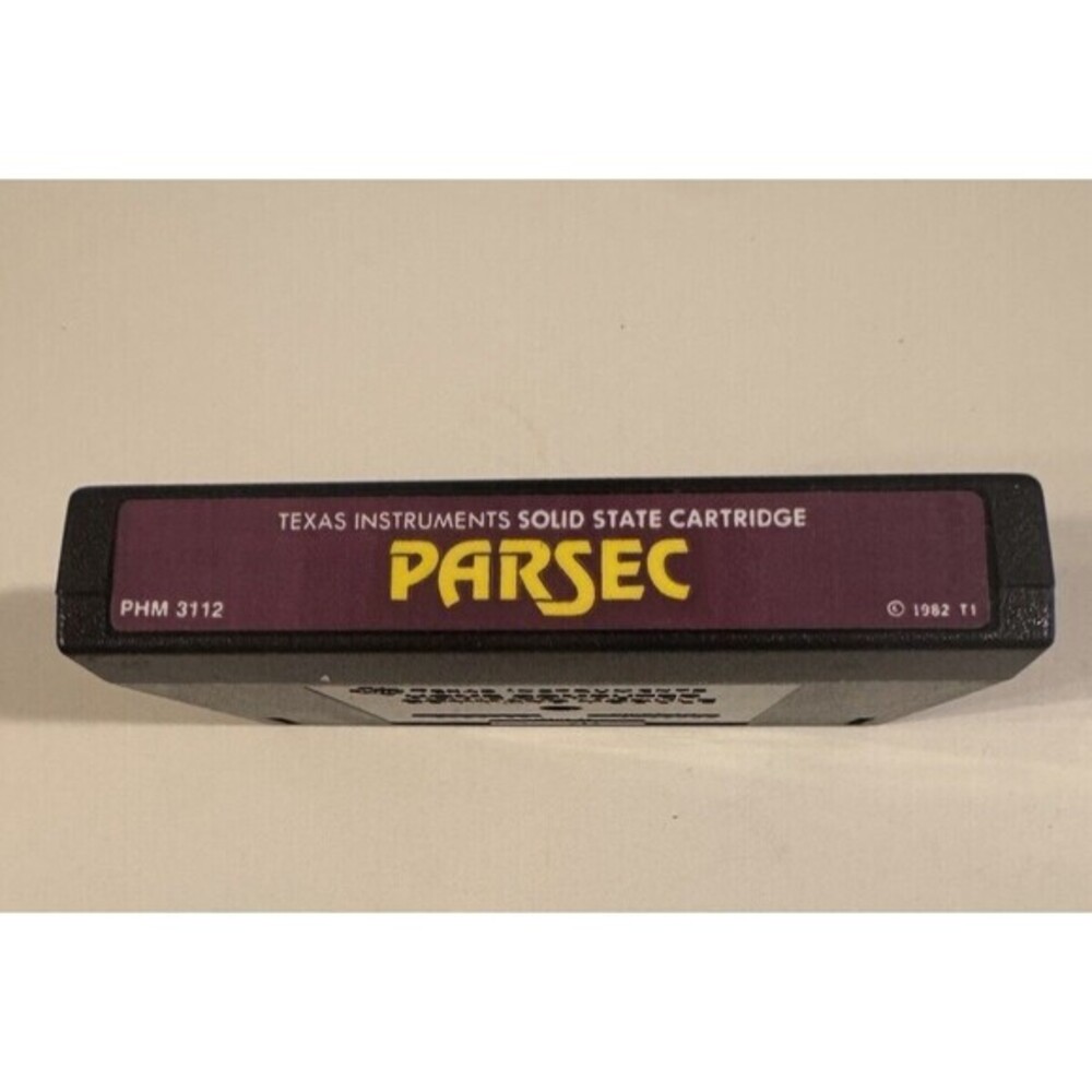 Vintage Parsec Texas Instruments Solid State Video Game Cartridge Untested
